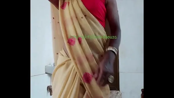 XXX Indian crossdresser Lara D'Souza sexy video in saree part 1 میگا ٹیوب