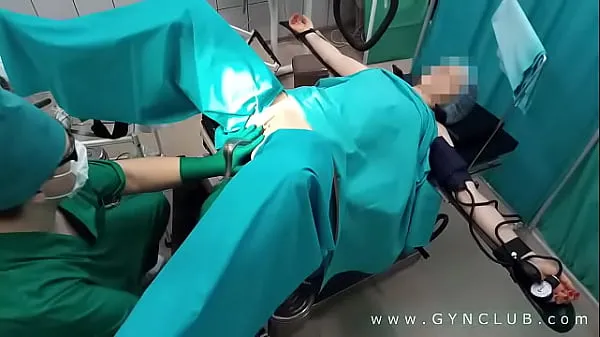 XXX Gynecologist having fun with the patient mega Tube