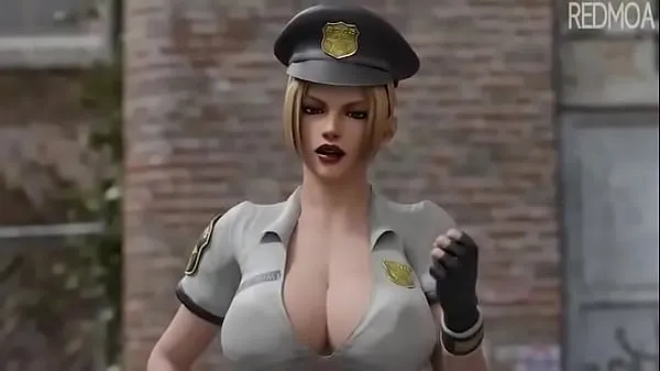 XXX female cop want my cock 3d animation巨型管