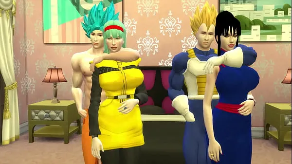 XXX Dragon Ball Porn Hentai Wife Swapping Goku and Vegeta Unfaithful and Hot Wives Want to be Fucked by their Husband's Friend NTR mega rør