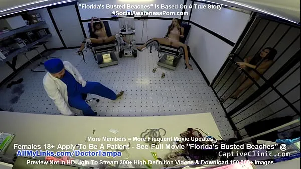 XXX Floridas Busted Beaches" Asia Perez Little Mina & Ami Rogue Arrested & Get Strip Search & Gyno Exam By Doctor Tampa On Way To Florida Beach mega Tube