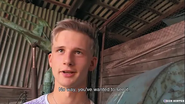 XXX Blond Twink Gets Paid From A Random Stranger To Have Sex With Him - CZECH HUNTER 554 أنبوب ضخم