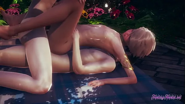 XXX Yaoi Femboy Sissy - Eric enjoy wit a doble penetration with creampie in his ass - Crossdress Cartoon gay Video Anime 메가 튜브