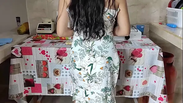 XXX My Stepmom Housewife Cooking I Try to Fuck her with my Big Cock - The New Hot Young Wife หลอดเมกะ
