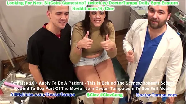 XXX CLOV - Become Doctor Tampa & Give Gyno Exam To Katie Cummings While Male Nurse Watches As Part Of Her University Physical mega Tube