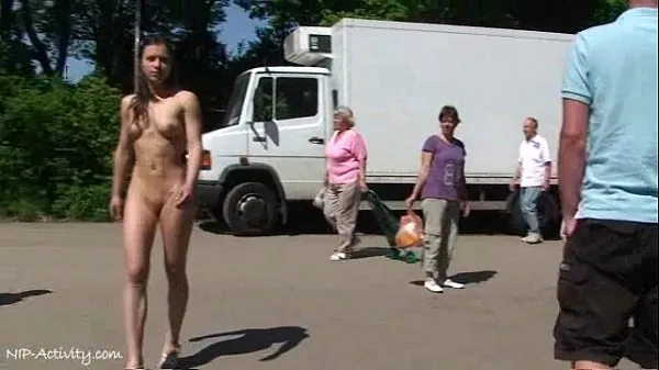 XXX July - Cute German Babe Naked In Public Streets mega Tube
