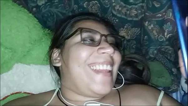XXX Latina wife masturbates watching porn and I fuck her hard and fill her with cum 메가 튜브