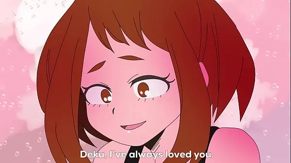XXX Uraraka is fucked by Midoriya after she declares her love for him μέγα σωλήνα