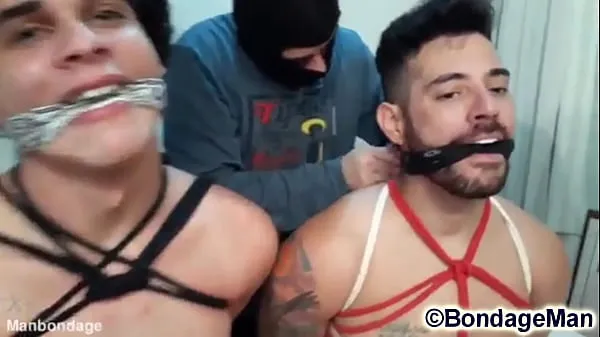 XXX Several brazilian guys bound and gagged from Bondageman website now available here in XVideos. Enjoy handsome guys in bondage and struggling and moaning a lot for escape أنبوب ضخم