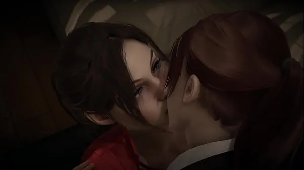 XXX Resident Evil Double Futa - Claire Redfield (Remake) and Claire (Revelations 2) Sex Crossover mega trubice