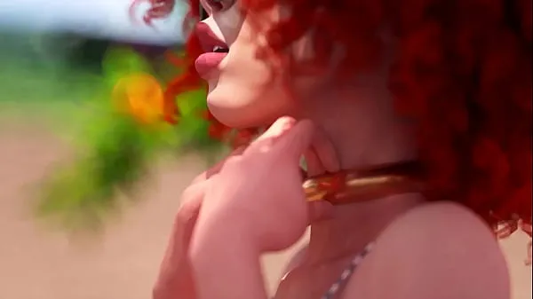 XXX Futanari - Beautiful Shemale fucks horny girl, 3D Animated mega cev