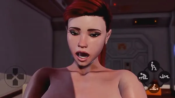XXX Redhead Shemale baise une transsexuelle chaude - Dessin animé 3D Futanari animé, Anal Creampie Porno méga Tube