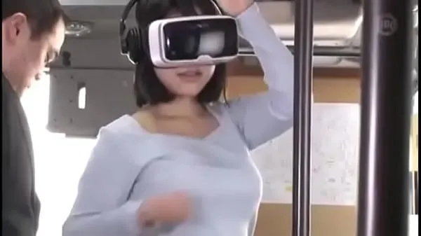 XXX Cute Asian Gets Fucked On The Bus Wearing VR Glasses 3 (har-064 megaputki