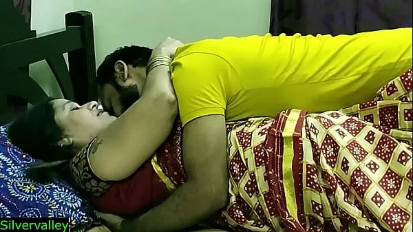 XXX Indian xxx sexy Milf aunty secret sex with son in law!! Real Homemade sex หลอดเมกะ