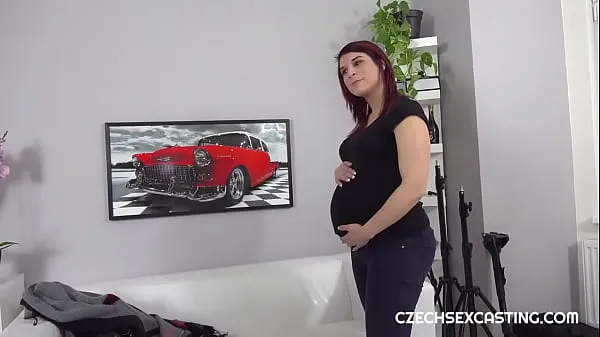 XXX Czech Casting Bored Pregnant Woman gets Herself Fucked mega cső