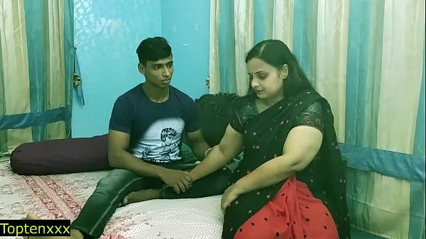 XXX Indian teen boy fucking his sexy hot bhabhi secretly at home !! Best indian teen sex mega cev