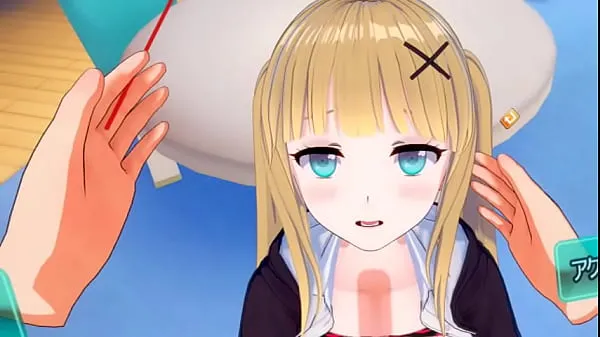 XXX Eroge Koikatsu! VR version] Cute and gentle blonde big breasts gal JK Eleanor (Orichara) is rubbed with her boobs 3DCG anime video 메가 튜브
