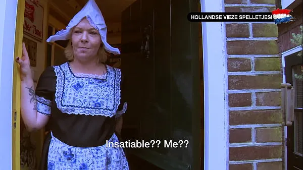 XXX Dutch Dirty Games - Visiting a Dutch MILF with Creampie (FULL SCENE with ENGLISH Subtitles!) - Nederlands gesproken หลอดเมกะ