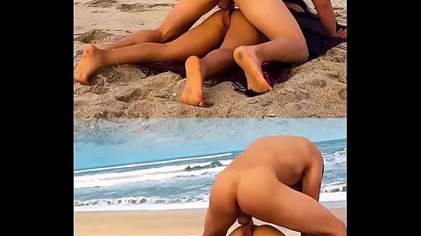 XXX UNKNOWN male fucks me after showing him my ass on public beach मेगा ट्यूब