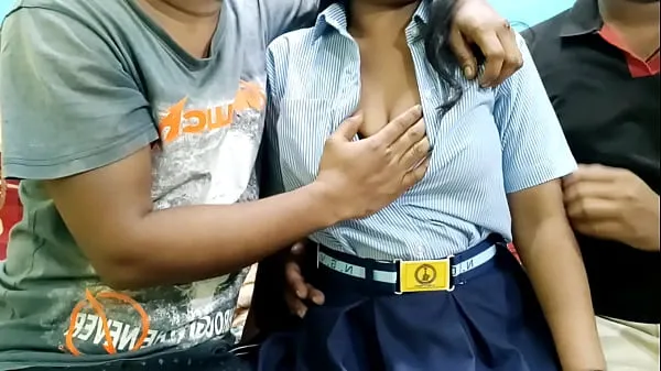 XXX Two boys fuck college girl|Hindi Clear Voice mega Tube