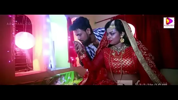 XXX Newly married hot indian short film sexy wife fucked in red saree 메가 튜브