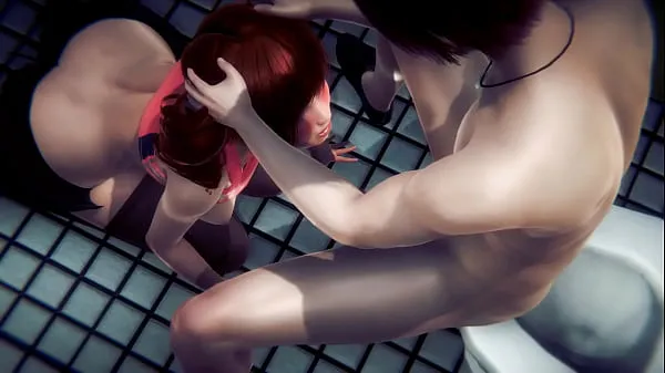 XXX Hentai 3D Uncensored - Shien Hardsex in Toilet - Japanese Asian Manga Anime Film Game Porn巨型管