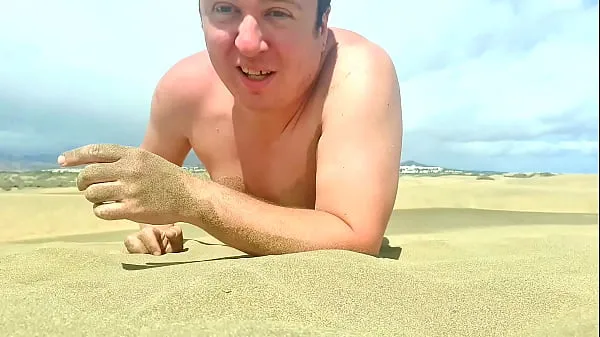 XXX Gran Canaria Nudist Beach أنبوب ضخم