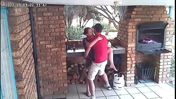 XXX Spy camera : couple caught fucking on the porch of the nature reserve μέγα σωλήνα