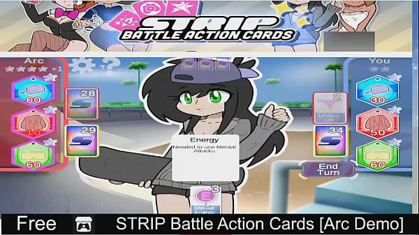 XXX STRIP Battle Action Cards [Arc Demo أنبوب ضخم