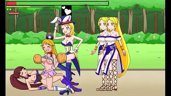 XXX Shemale ninja having sex with pretty girls in a hot hentai game video mega Tüp