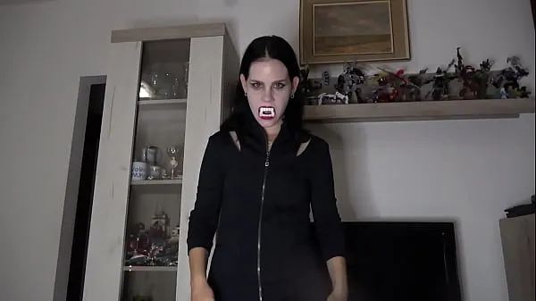 XXX Halloween Horror Porn Movie - Vampire Anna and Oral Creampie Orgy with 3 Guys megarør
