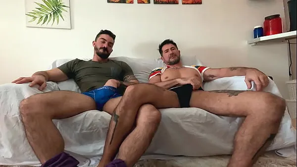 XXX Stepbrother warms up with my cock watching porn - can't stop thinking about step-brother's cock - stepbrothers fuck bareback when parents are out - Stepbrother caught me watching gay porn - with Alex Barcelona & Nico Bello 메가 튜브