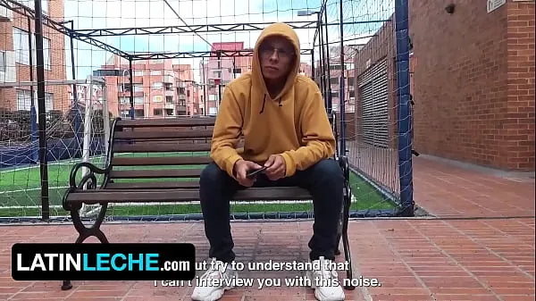 XXX Hot Latino Stud Gets Tricked To Suck Stranger's Dick During Interview In Bogota - Latin Leche mega cev