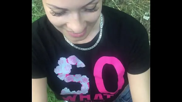 XXX Quickie in the forest recorded with a smartphone mega trubica