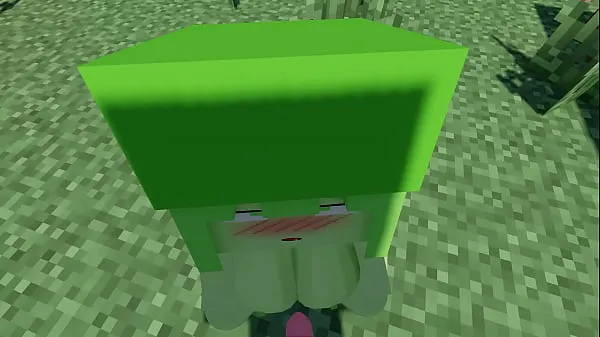 XXX Slime Girl ~Sex~ -Minecraft หลอดเมกะ