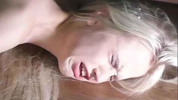 XXX no lube anal was a bad idea 18 yo blonde teen can hardly take it rough painal میگا ٹیوب
