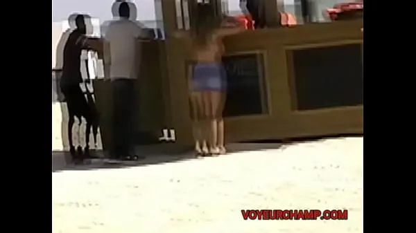 XXX Exhibitionist Wife 37 & 42 Pt1 - MILF Heather Silk Public Shaved Pussy Flash For Topless Beach Voyeur मेगा ट्यूब