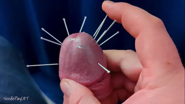 XXX Ruined Orgasm with Cock Skewering - Extreme CBT, Acupuncture Through Glans, Edging & Cock Tease megarør