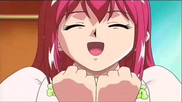 XXX Cute red hair maid enjoys sex (Uncensored Hentai mega trubica