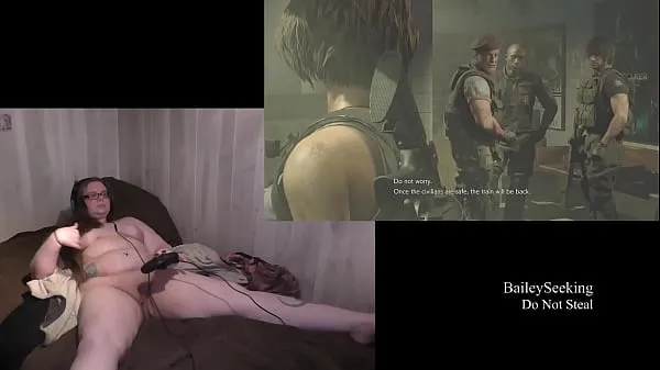 XXX Naked Resident Evil 3 Play Through part 5 mega trubice