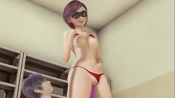 XXX 3d porn animation Helen Parr (The Incredibles) pussy carries and analingus until she cums megaputki