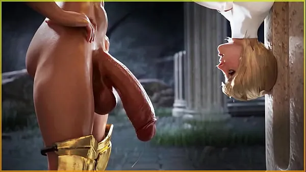 XXX 3D Animated Futa porn where shemale Milf fucks horny girl in pussy, mouth and ass, sexy futanari VBDNA7L mega Tube