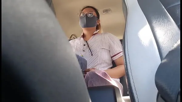 XXX Pinicked up teacher and fucked for free fare μέγα σωλήνα