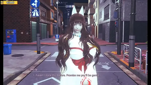 XXX Hentai 3D (HS14) - The fox ghost have sex on downtown street megaputki