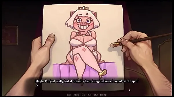 XXX My Pig Princess [ Hentai Game PornPlay ] Ep.17 she undress while I paint her like one of my french girls mega cső