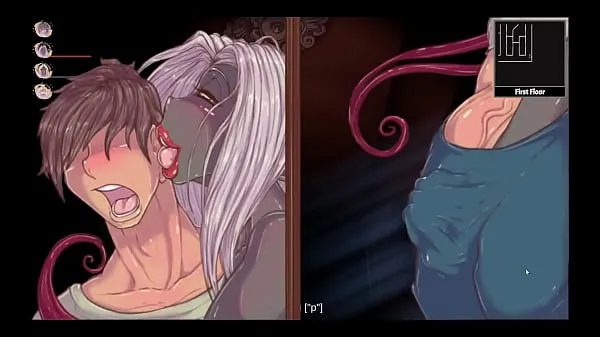 XXX Sex Maniac Mansion [ Hentai Game PornPlay ] Ep.1 creampie a gender bender version of Frankenstein mega cev