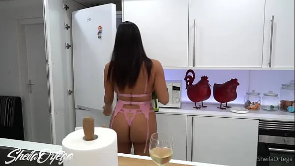 XXX Big boobs latina Sheila Ortega doing blowjob with real BBC cock on the kitchen mega Tube
