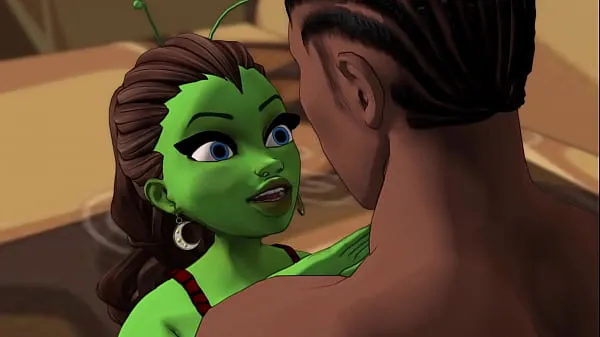 XXX Green skinned big booty alien gets fucked good by bbc in inter dimensional sex μέγα σωλήνα
