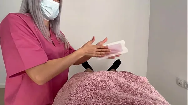 XXX Cock waxing by cute amateur girl who gives me a surprise handjob until I finish cumming mega cső