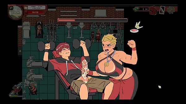XXX Spooky Milk Life [ Taboo hentai game PornPlay] Ep.23 femdom handjob at the gym megarør